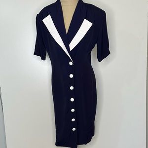 Vintage sailor midi dress 5/6